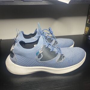 Vessi Everyday Move Mens Size 11 Comfort Shoes Sneakers Blue Knit